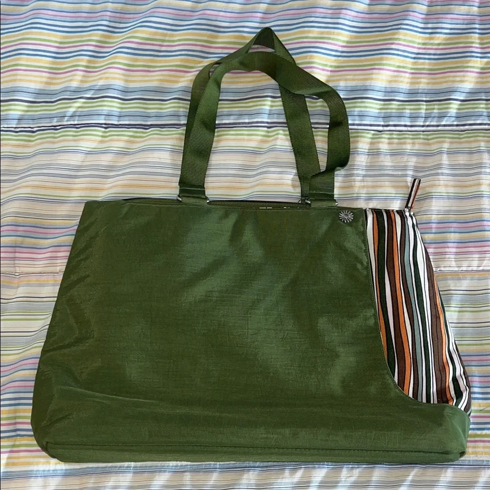 ELSAPEL Padded Green‎ Nylon Laptop Shoulder Bag